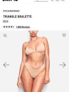 SKIMS DESERT CLAY BRALETTE